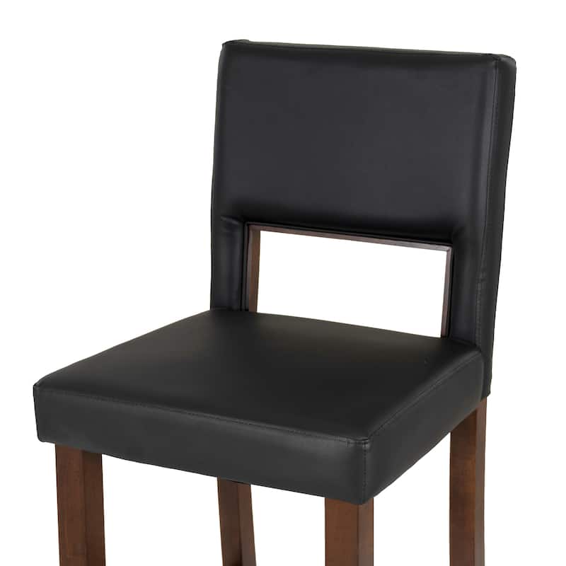Linon Warren Faux Bar Stool