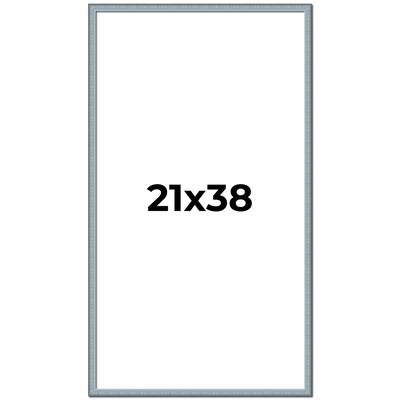 21x38 Frame Rustic Sky Blue Solid Wood Picture Frame | 0.75 Inch