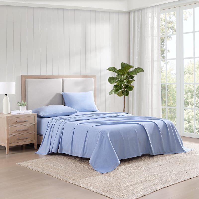 Tommy Hilfiger Washed Cotton Chambray Sheet Set
