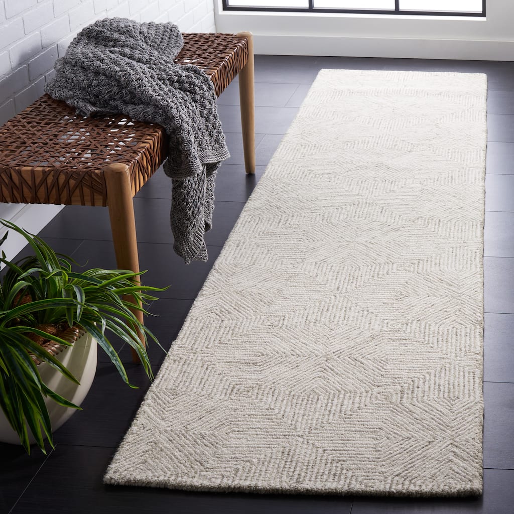 SAFAVIEH Handmade Abstract Auli Modern Wool Rug
