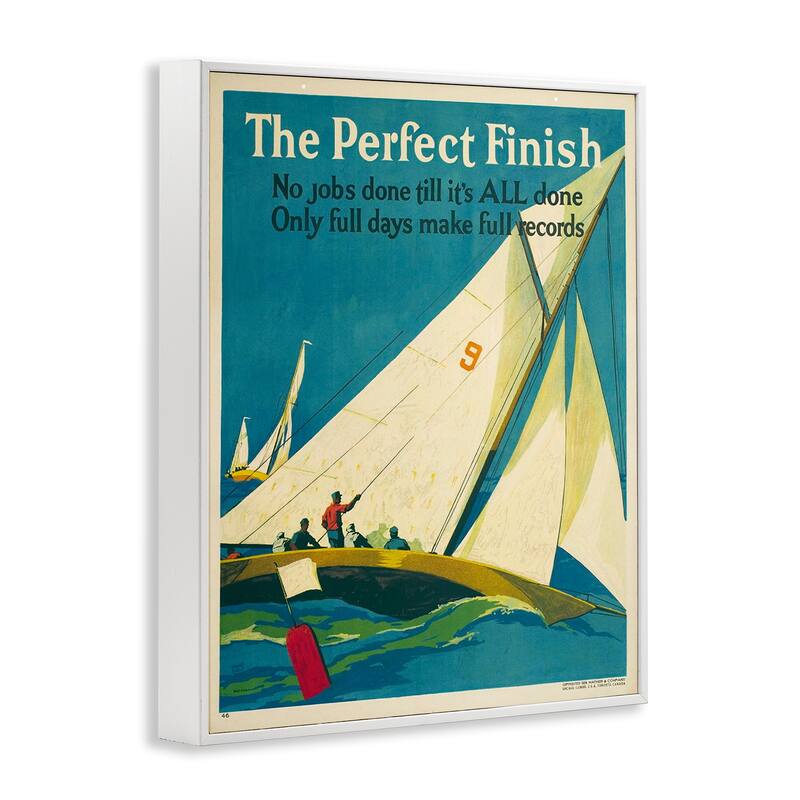 Stupell Perfect Finish Antique Sailors Framed Giclee Art Design By Marcus Jules