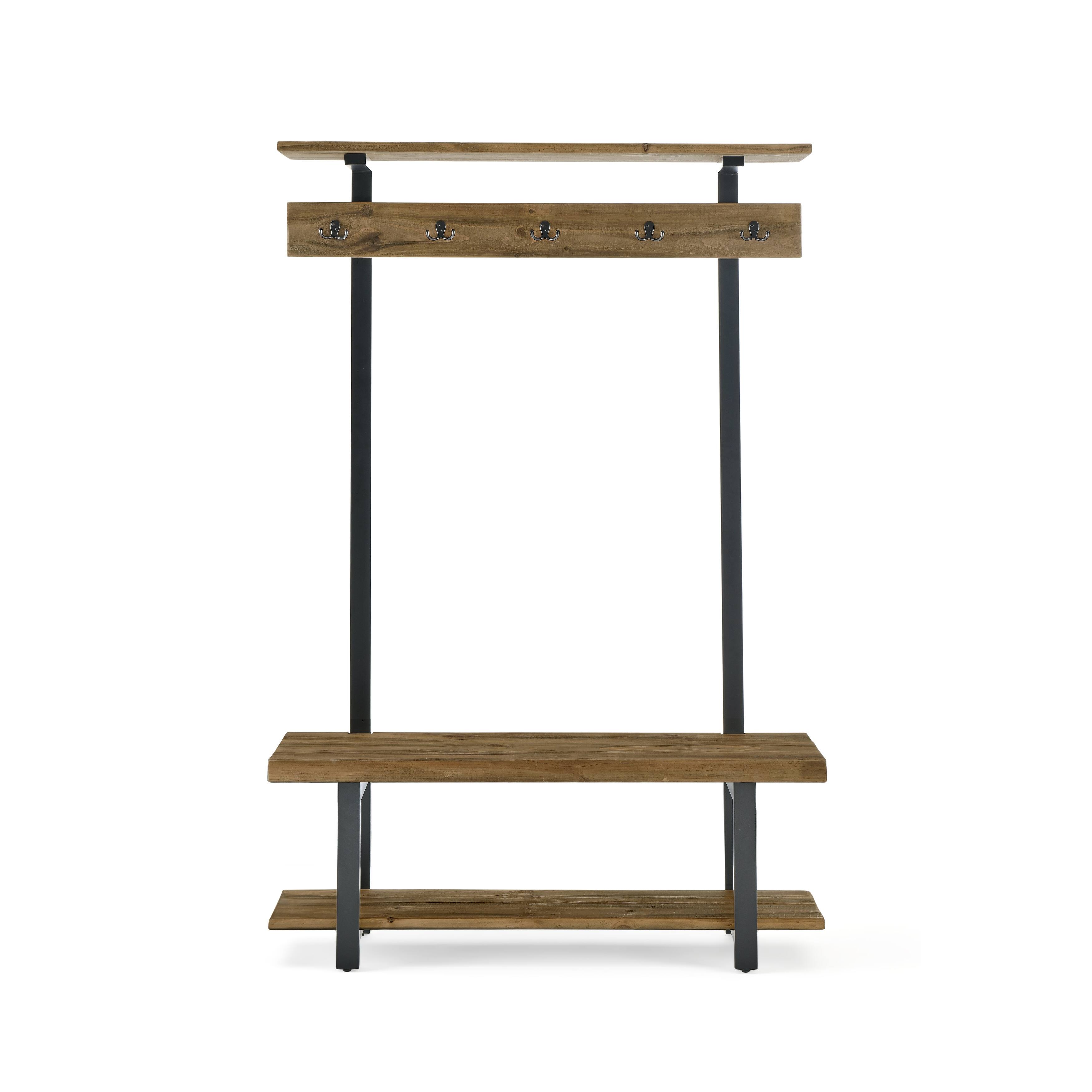 Modern Wood Hall Tree with Bench Bed Bath & Beyond 35312547