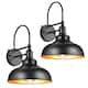 Farmhouse Gooseneck Dusk to Dawn Outdoor Wall Lights A set of two, Waterproof for House Porch Garage