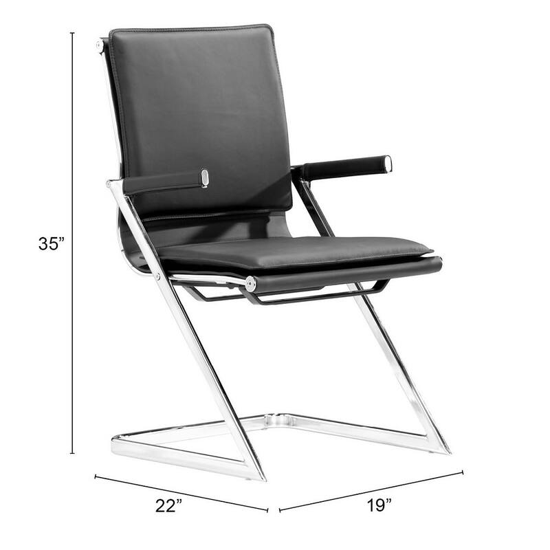 Dream Plus Conference Chair (Set of 2) Black