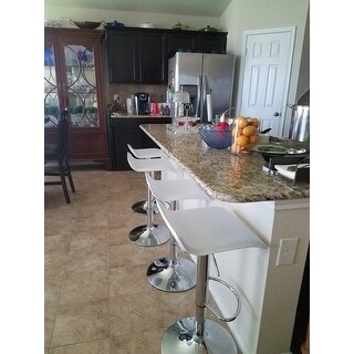 Modern Adjustable Bar Stools (Set of 2)