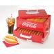 Nostalgia Large Coca Cola Hot Dog Steamer - 24 hot dogs