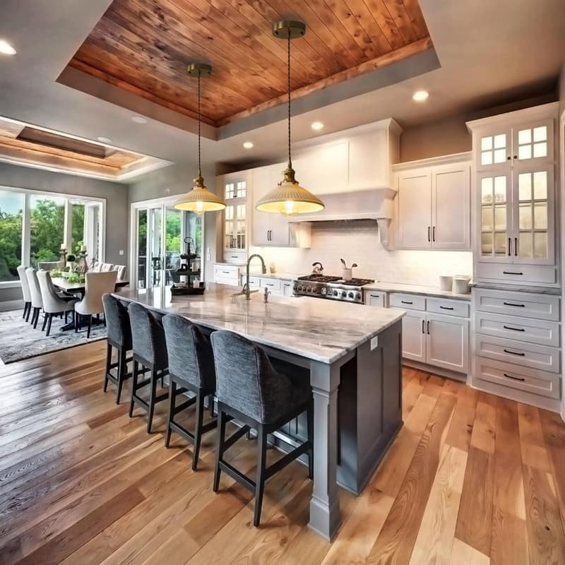 6.56 FT kitchen light fixture white hangable light brass, ceramic, iron pendant lights