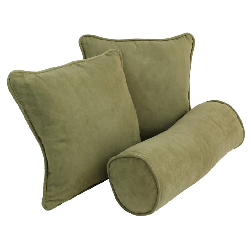 Blazing Needles Delaney 3-Piece Indoor Throw Pillow Set - Sage