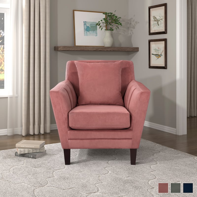 Myles Velvet Accent Chair