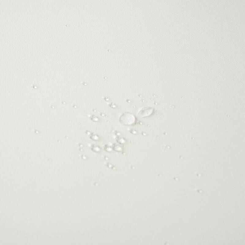 57" Outdoor Rattan Daybed with Canopy and Cushion