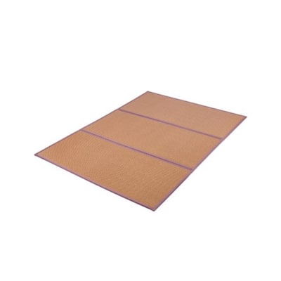 Foldable Japanese Tatami Mat Full XL 55'' x 80'', Non-Slip Rattan Mattress - 80 x 55 x 0.5 in