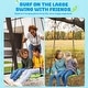 preview thumbnail 2 of 4, 750 lb Spider Web Saucer Swing 40 inch for Tree Kids with Steel Frame