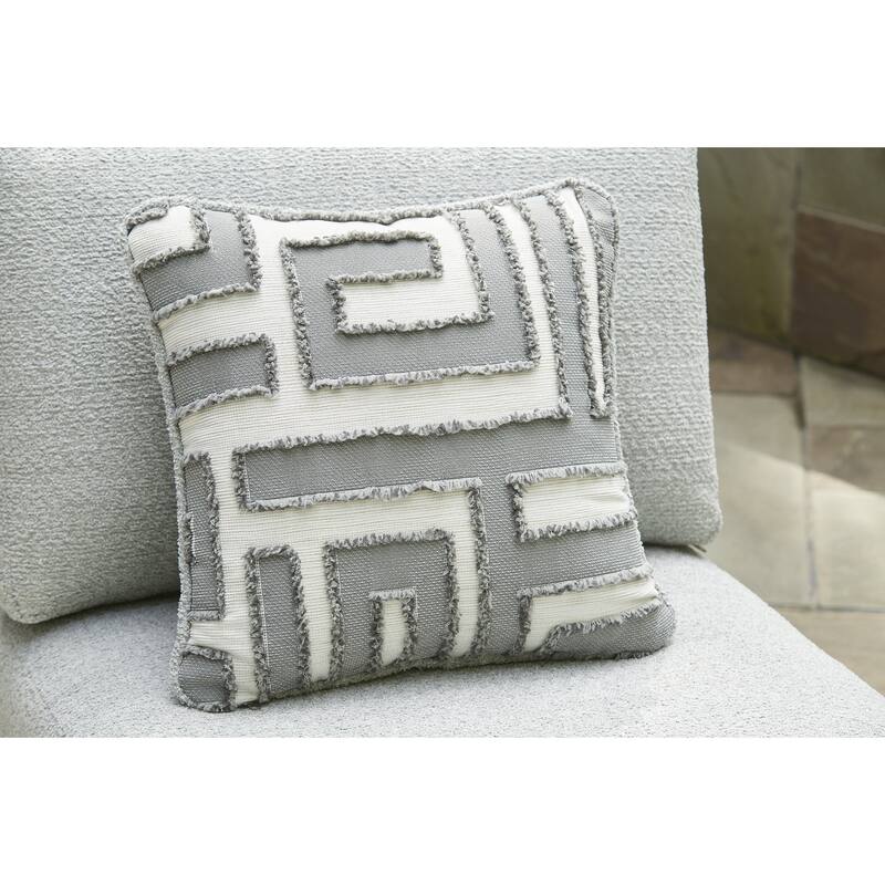 Signature Design by Ashley Beachloft Black/Gray 3-Piece Outdoor Sectional - 60" W x 60" D x 32" H