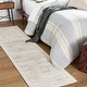 preview thumbnail 25 of 34, Handloomed Kesgrave Viscose Area Rug - 5' 9" x 5' 9" Stone
