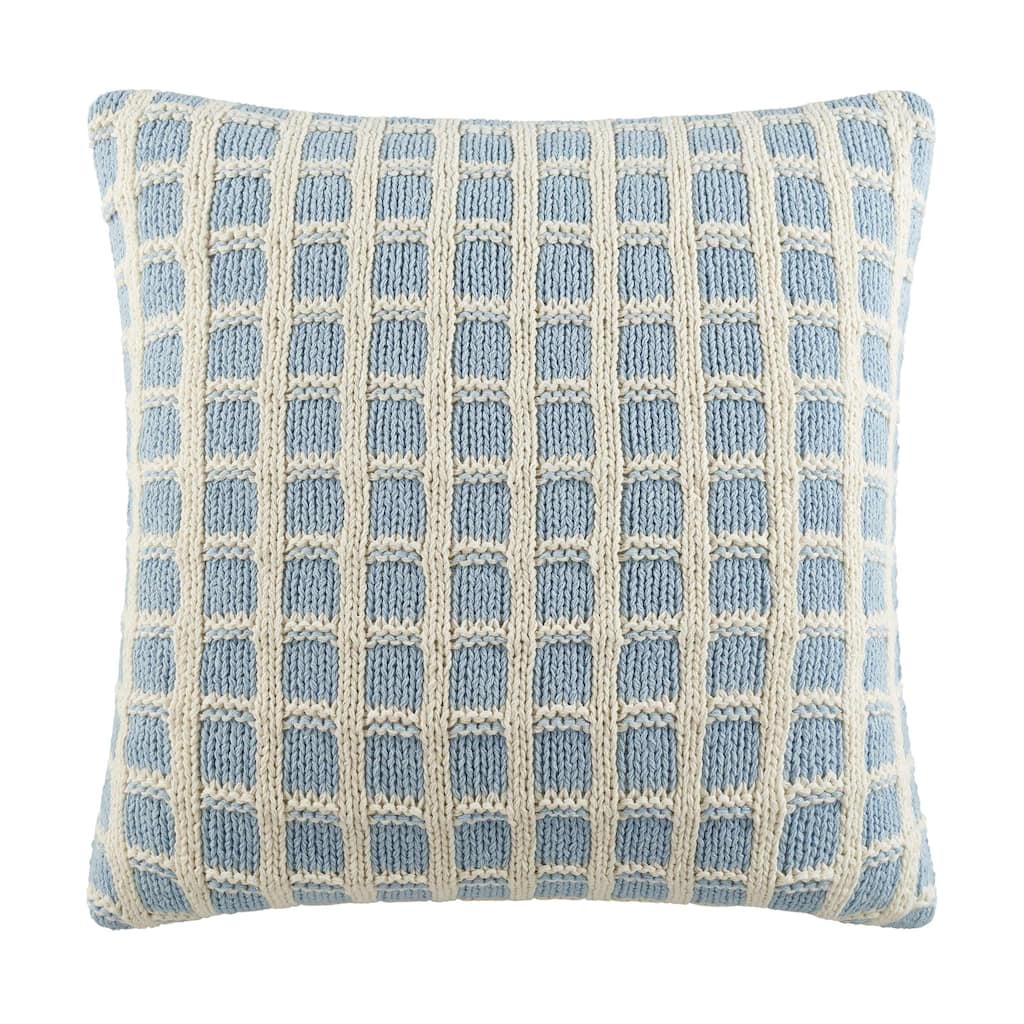 Southern Tide Zephyr Square Chambray/Ivory Decorative Pillow