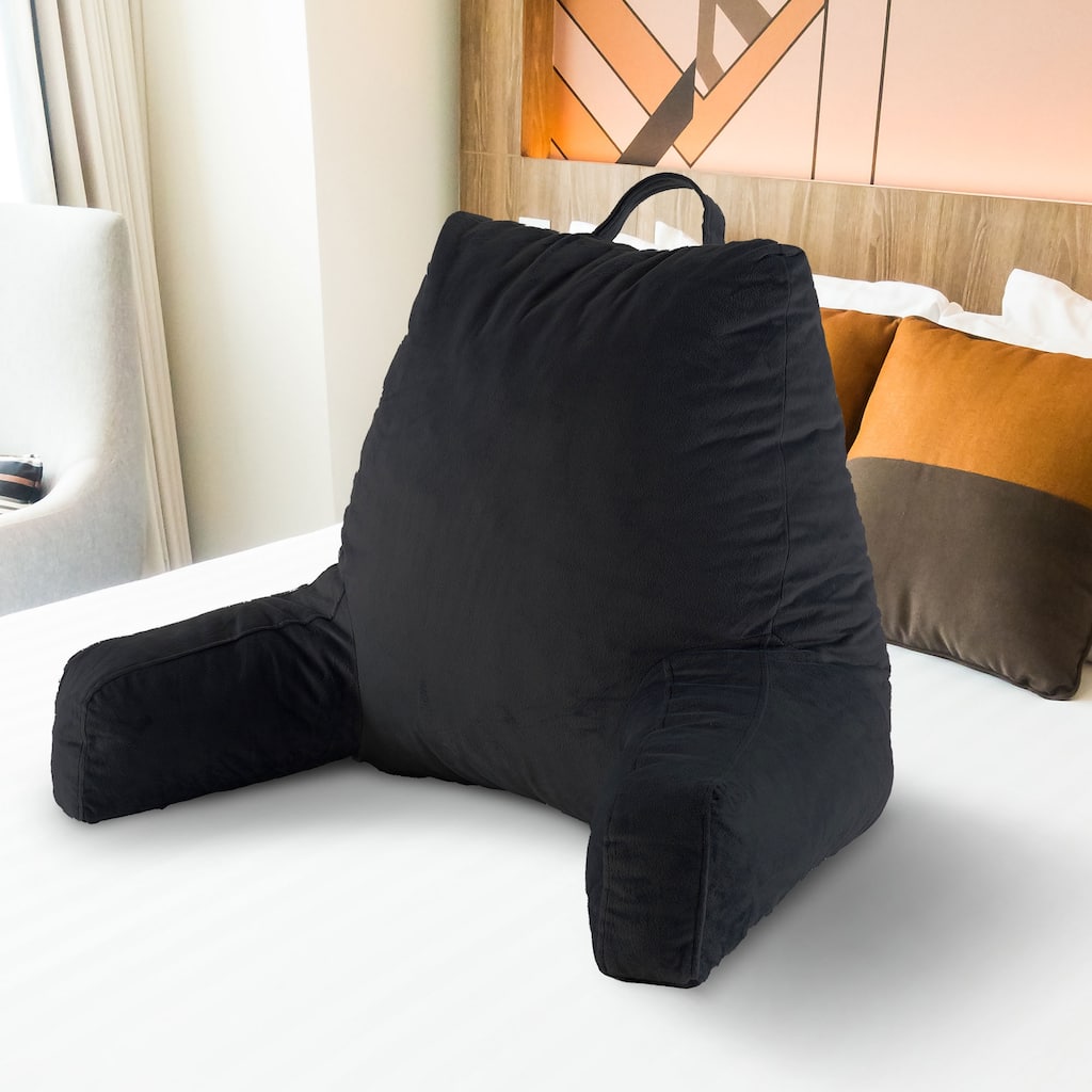 Cheer Collection Backrest Reading TV and Gaming Pillow with Armrest