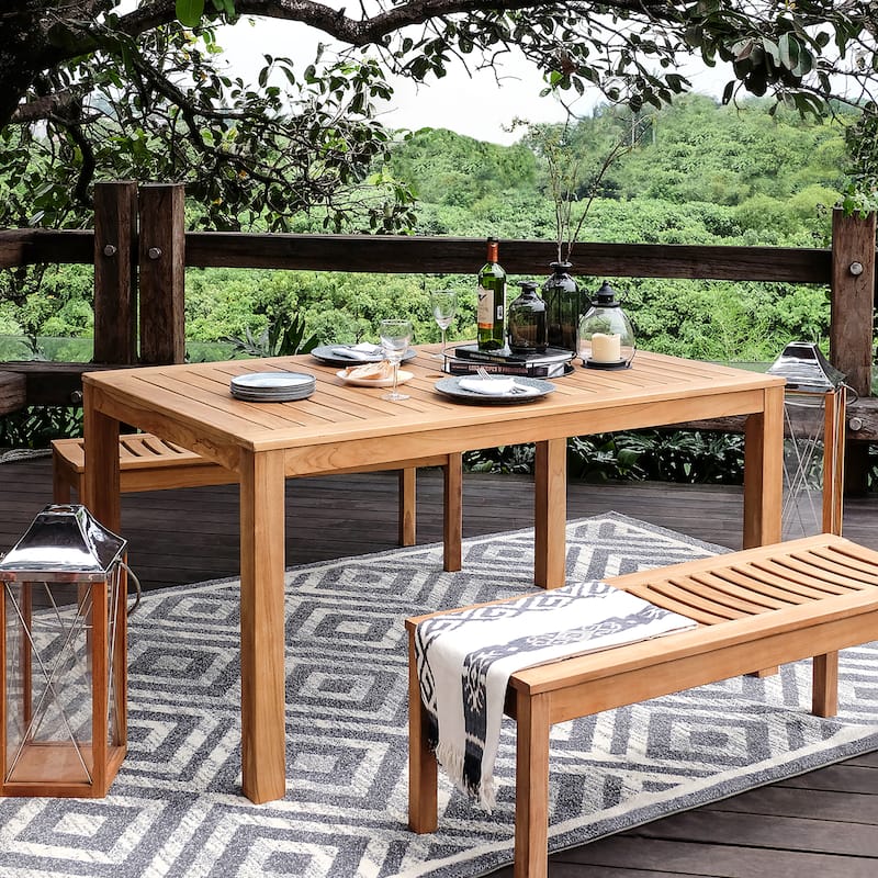 Cambridge Casual Paxton 3-piece Teak Patio Dining Set