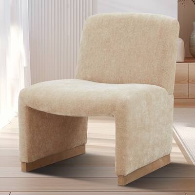 Accent Chair Upholstered Slipper Chair For Living Room