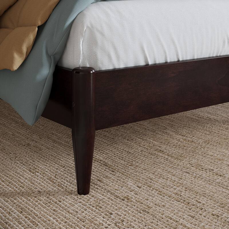 Charlotte Solid Wood Low Profile Platform Bed