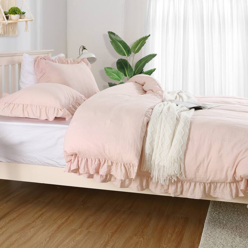 Super Soft 3Pcs Duvet Cover Set, with 1 Duvet Cover with 2 Pillow Shams