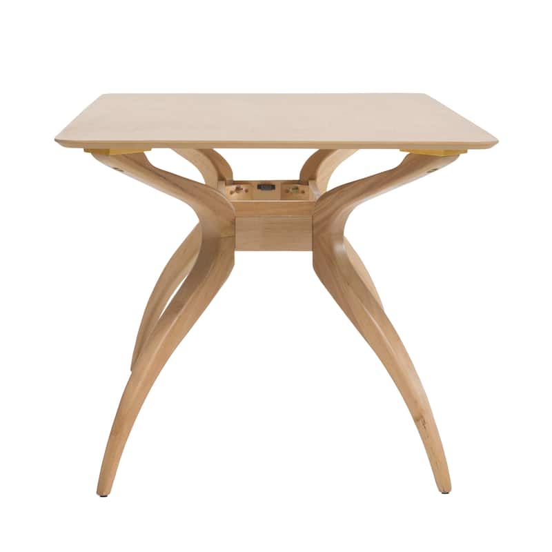 Salli Natural Finish Wood Dining Table by Christopher Knight Home - 59.00" L x 35.50" W x 30.50" H
