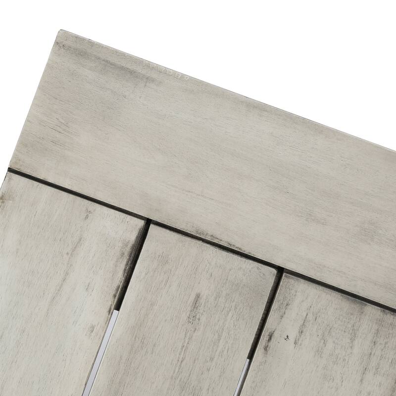 Bettina Acacia Wood Outdoor Dining Benches by Christopher Knight Home