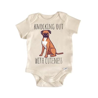 Bulldog French - Baby Boy Girl Clothes Infant Bodysuit Funny Cute Newborn