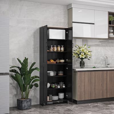 HOMCOM 72" Freestanding Kitchen Pantry