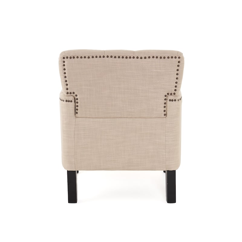 28" Button Tufted Club Chair