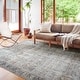 preview thumbnail 10 of 9, Alexander Home Sophia Distressed Grey Oriental Area Rug
