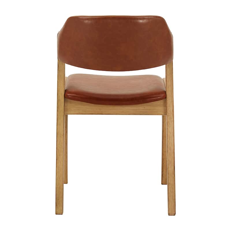 Pitea Scandinavian Wood Finish Dining Chairs (Set of 2) by iNSPIRE Q Modern