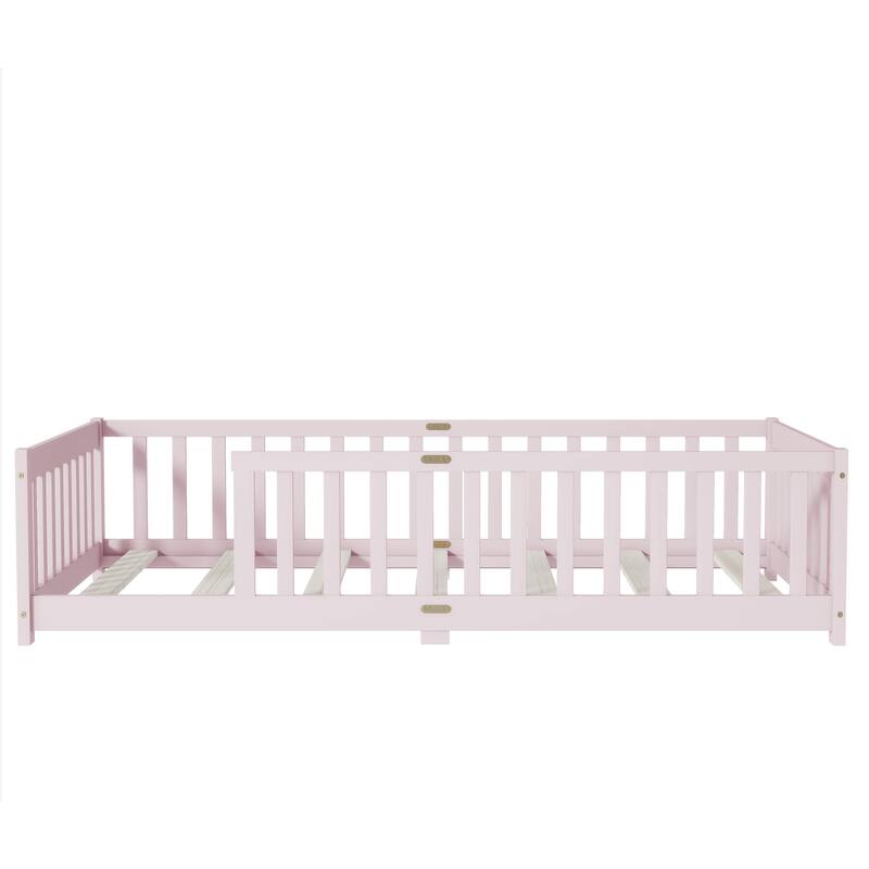 Floor Bed with Fence without Door