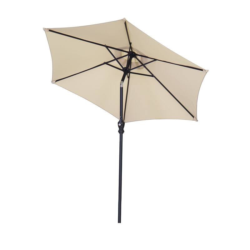 Ainfox 7.5ft Patio Umbrella Outdoor Umbrella Tilt Multi-color Without Base