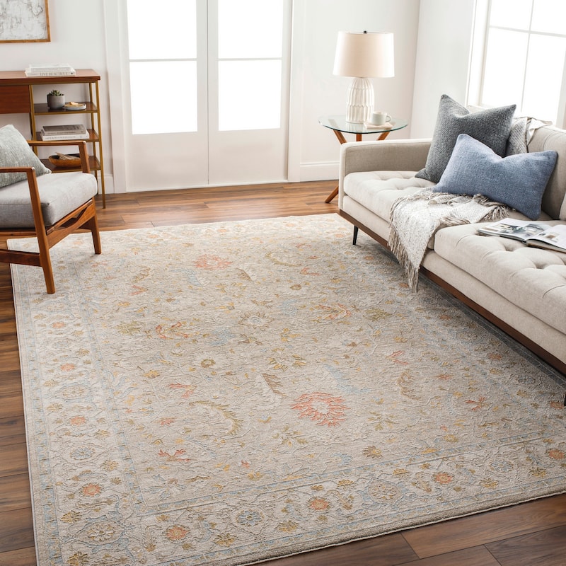 Livabliss Riley Vintage Persian Area Rug - Beige/Grey - 12' x 15'