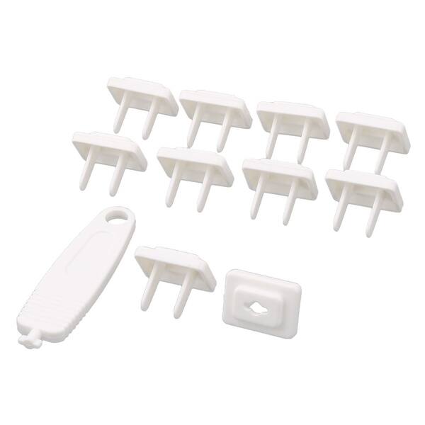 Home Office ABS US Plug Safety Electrical Socket Outlet Cover Caps ...