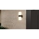 preview thumbnail 6 of 5, Kaia Integrated LED Matte Black Outdoor Wall Lantern