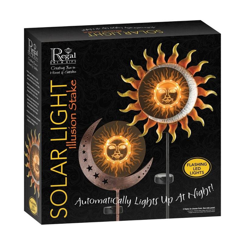 Illusion Solar Stake - Sun/Moon