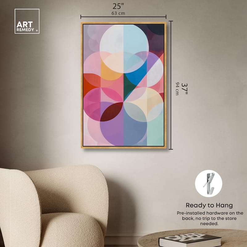 Oneiric Circles III Canvas by Art Remedy
