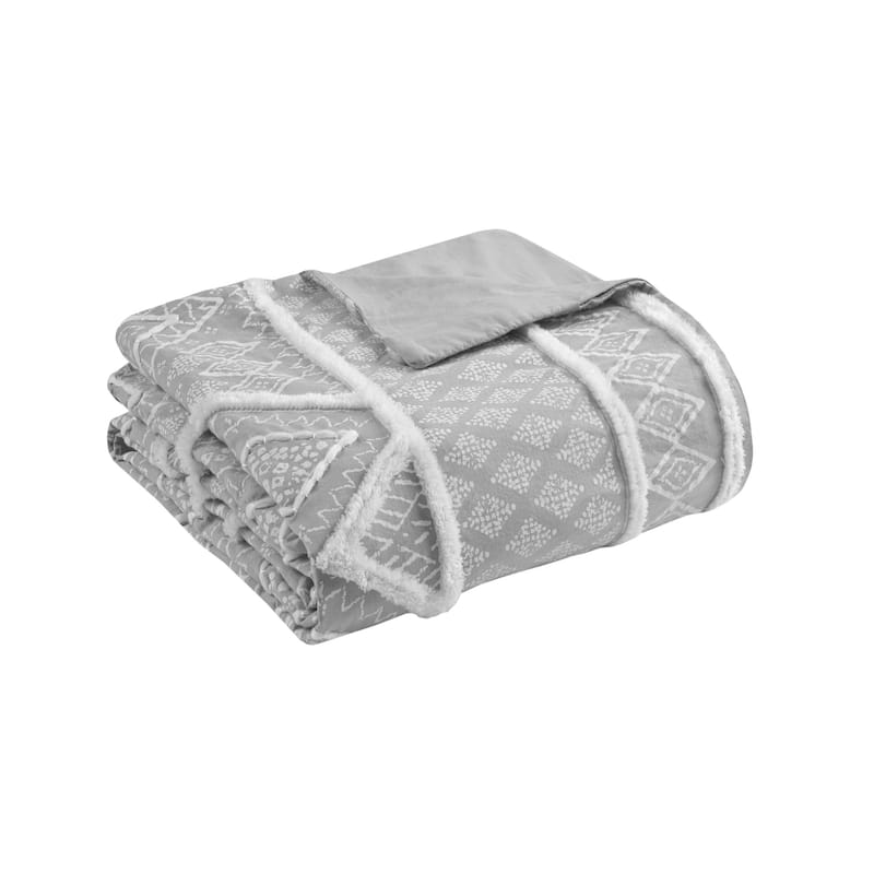INK+IVY Marta Flax and Cotton Blended Duvet Cover Set