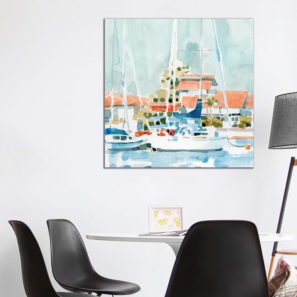 iCanvas "Beach Town Summer I" by Emma Caroline Canvas Print