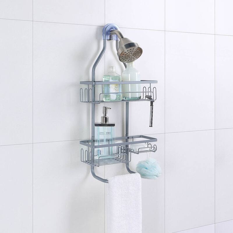 Shower Head Caddy Organizer - Grey