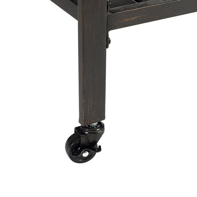 Kaplan Outdoor Metal Bar Cart