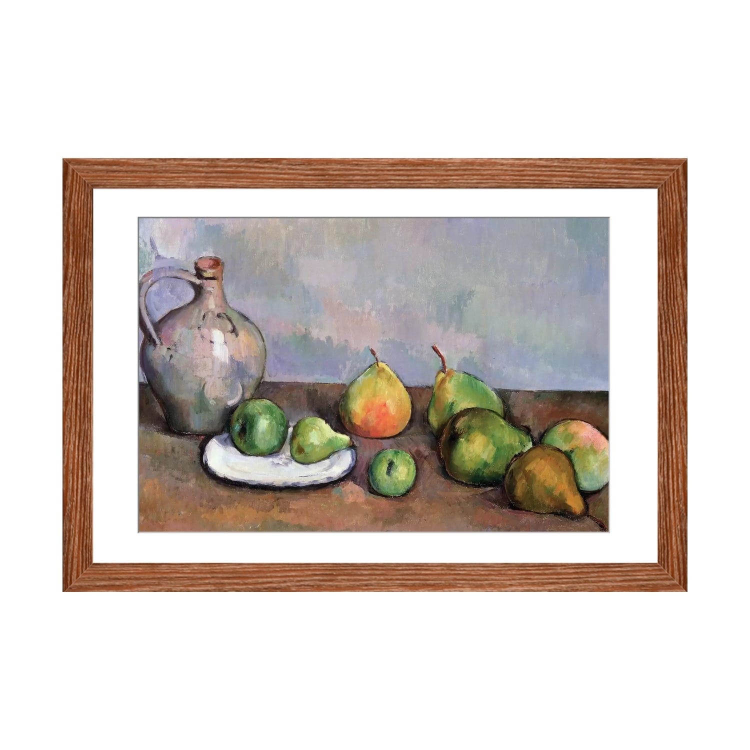 Still Life with Fruit Pitcher and Fruit-Vase - Cezanne Paintings