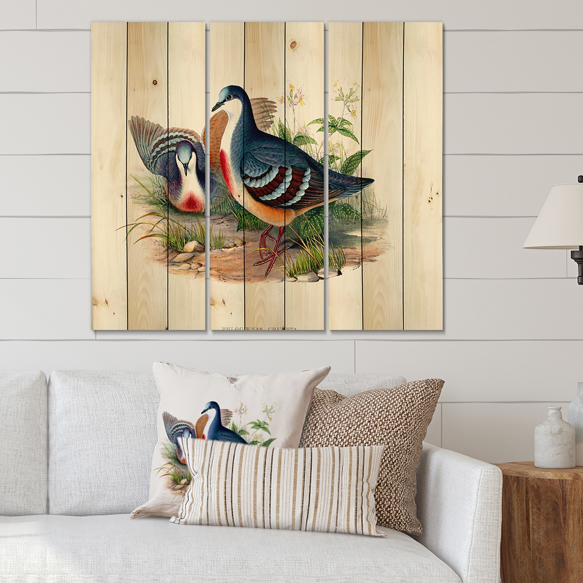 Designart 'Vintage Birds In The Wild IV' Traditional Print-image