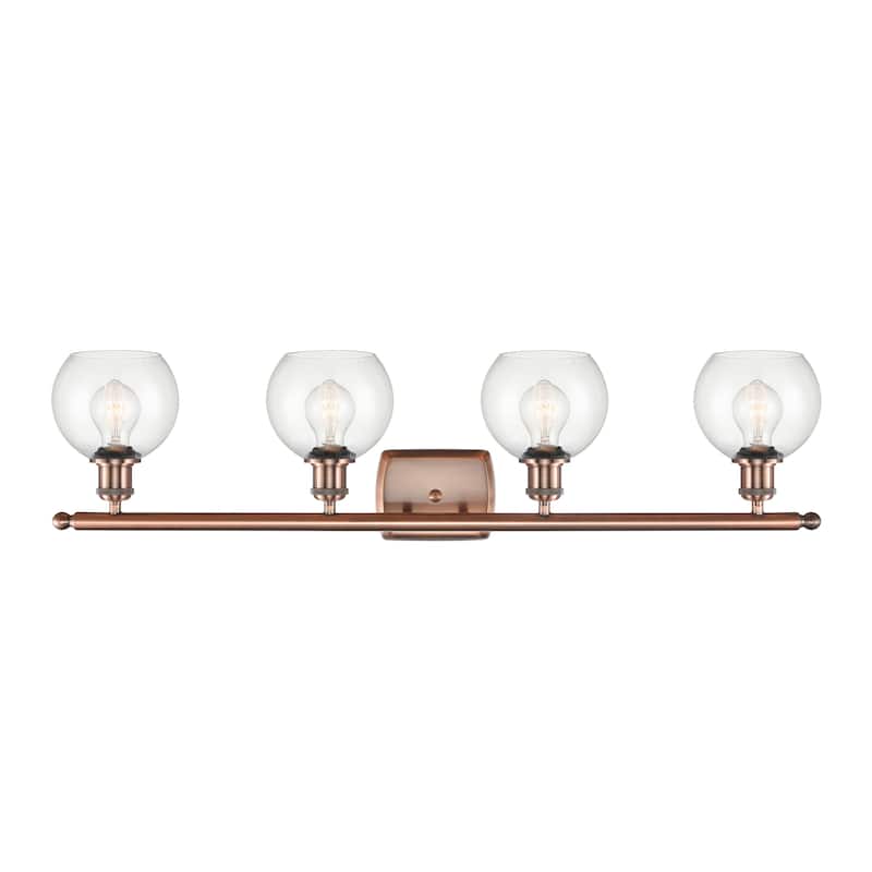 Innovations Lighting Athens - 4 Light 36" Bath Vanity Light - 6" Shade