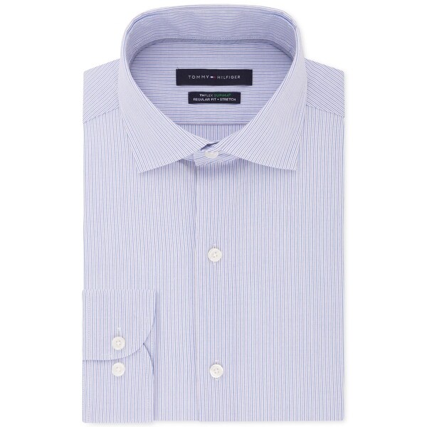 Tommy Hilfiger Mens Big & Tall Button-Down Shirt Striped Suit Separate - Multi Blue. Opens flyout.