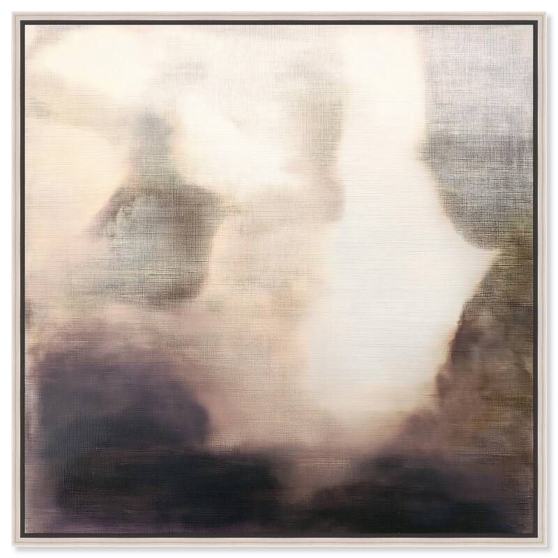 Pale Taupe I Canvas by Art Remedy - Silver - 20" x 20"