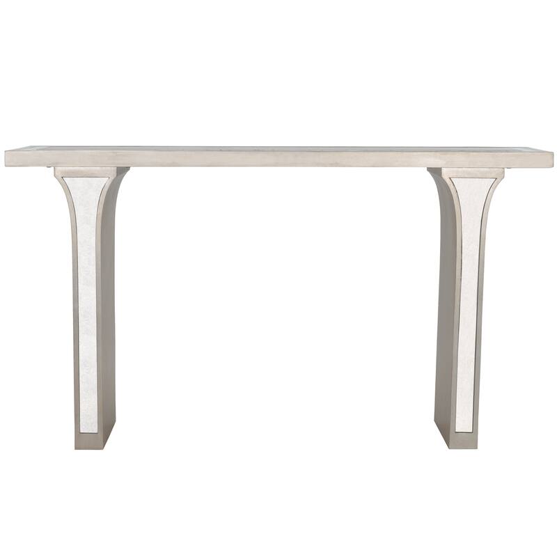 Handmade Butler Katya Silver Leaf Console Table (China)