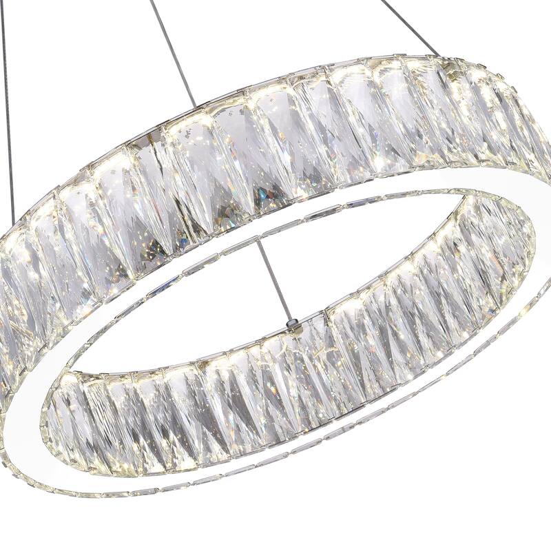 Juno LED Chandelier With Chrome Finish
