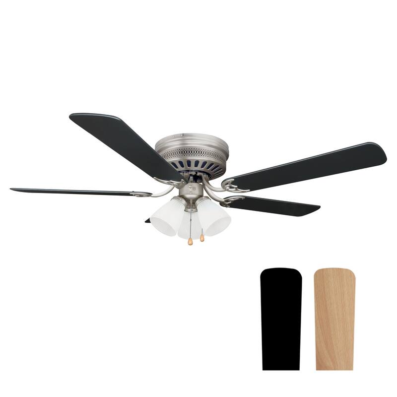 Millbridge 52-Inch Hugger Ceiling Fan with LED Light Kit